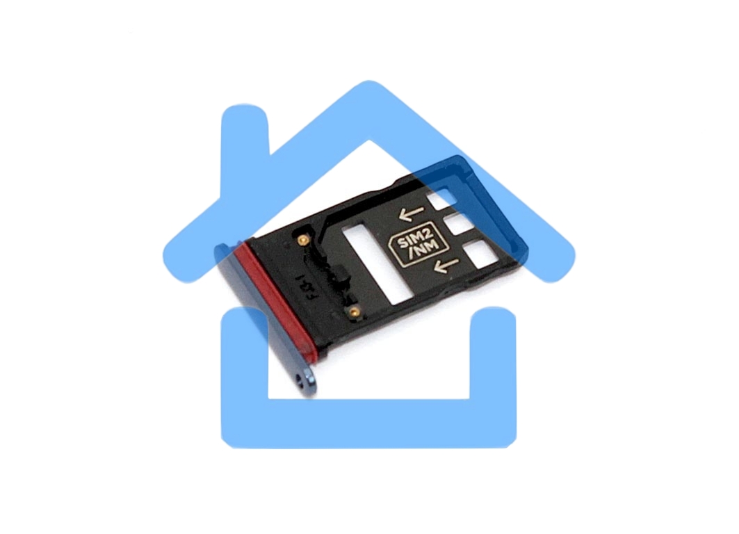 Лоток для SIM-карты Huawei Mate 20x синий