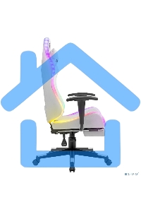 Кресло игровое Defender Watcher белый, подсветка, полиуретан