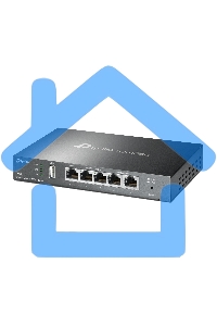 Роутер TP-Link SafeStream ER605 10/100/1000BASE-TX черный