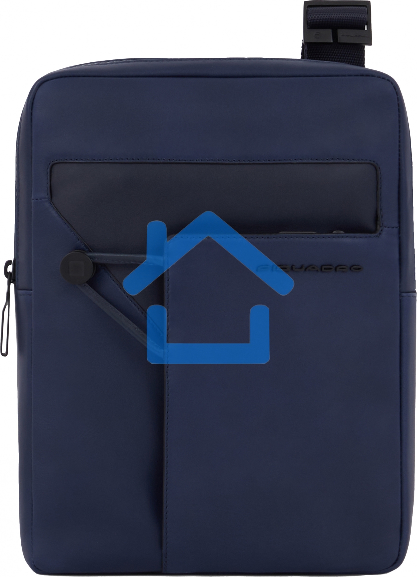 Сумка Piquadro Wollem CA1816W129/BLU синий полиэстер/натур.кожа
