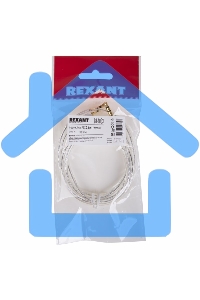 Аудиокабель AUX Rexant 3.5 мм гелевый 1 м белый