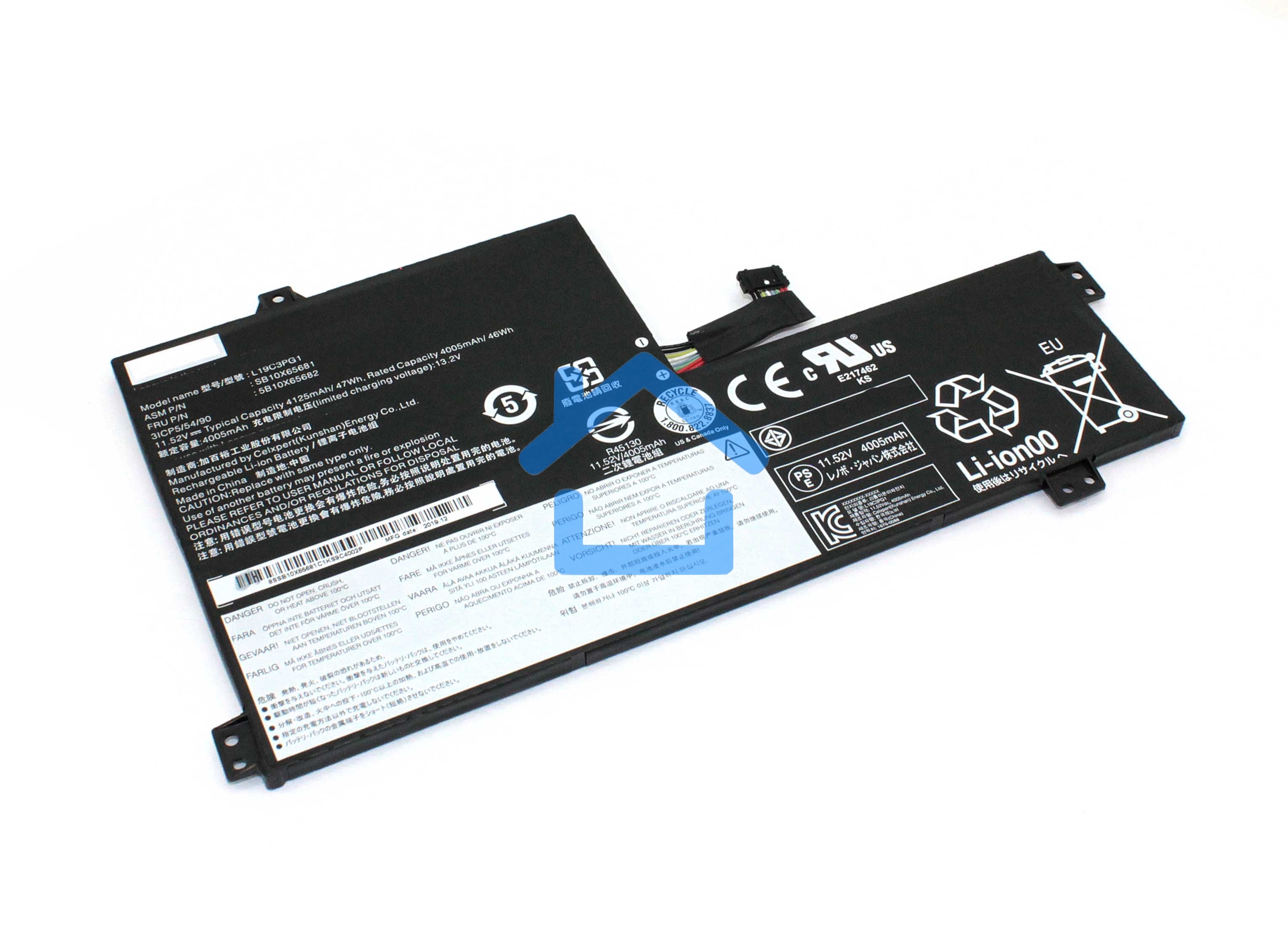 Аккумуляторная батарея для ноутбука Lenovo11.52V 4125mAh Orig