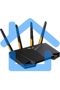 Роутер беспроводной Asus TUF-AX3000 V2/EU/13/P_EU (90IG0790-MO3B00) (760344)