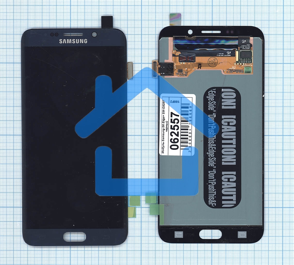 Дисплей для Samsung Galaxy S6 Edge+ SM-G928F черный