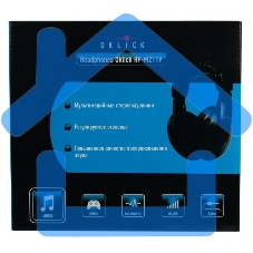 Наушники мониторные Oklick HP-M211V 1.8м черный проводные (оголовье)