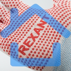 Перчатки х/б белые нейлоновые (