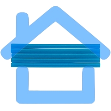 Клеевые стержни Rexant, Ø7 мм, 100 мм, синие, 6 шт., блистер