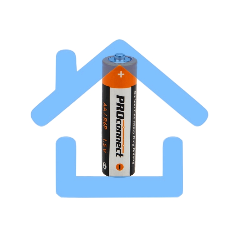 Солевая батарейка АА (R6P) PROconnect