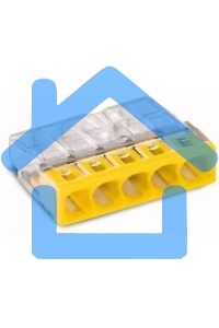 Клемма 5х(0.5-2.5мм) 5-х проводн. для распред. короб. (без п) WAGO 2273-205