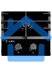 Газовая варочная панель LEX GVG 321 BL2 конфорки газ-контроль электроподжиг