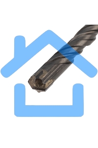 Бур по бетону KRANZ 12х460 мм SDS PLUS крестовая пластина