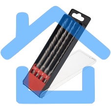 Набор буров по бетону 5-6-8-10х160 мм, 4 шт., в пластиковой коробке SDS PLUS Kranz 