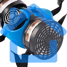 Полумаска изолирующая ИСТОК-300/400 со сменными комбинированными фильтрами А1Р1 Россия