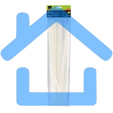 Хомуты, 400 х 8 мм, пластиковые, белые, 50 шт. Сибртех Хомуты, 400 х 8 мм, пластиковые, белые, 50 шт. Сибртех