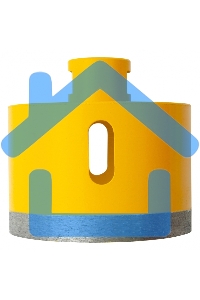 Сверло алмазное по керамограниту Denzel 82мм мокрое резание, М14 72696