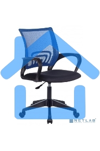 Кресло компьютерное Бюрократ CH-695NLT синий TW-05 сиденье черный TW-11, сетка/ткань, крестовина пластик
