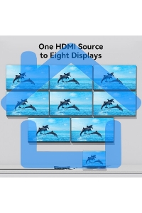 Разветвитель - сплиттер Vention HDMI 19F/8x19F на 8 мониторов