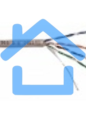 Кабель TWT FTP, серии XS, 4 пары, Кат.5e, PVC, серый, 305 метров