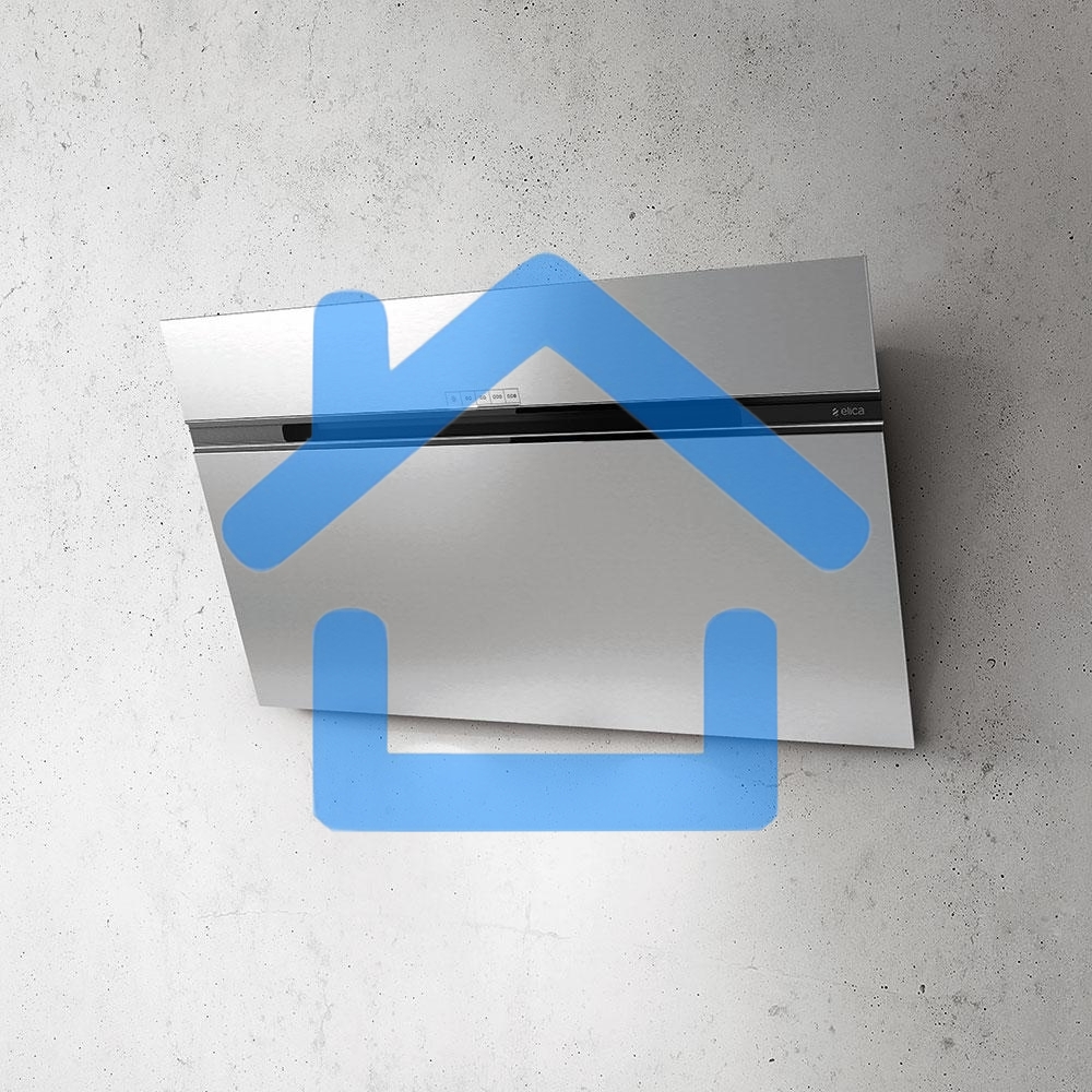 Вытяжка наклонная Elica STRIPE IX/A/90/LX серебристый/черный, 89.8 см, 1200 куб. м/ч, 65 дБ