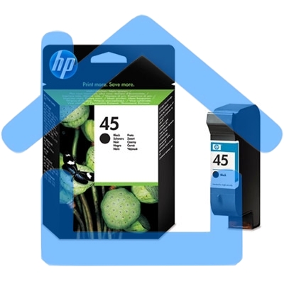 Картридж струйный HP №45 51645AE черный для HP DJ 7xxC/815C/880C/895C/9xxC/112xC/1220/6122/6127 (930стр.)