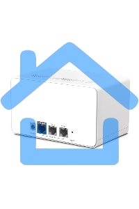 Домашняя Mesh Wi‑Fi система AX6000 Whole Home Mesh Wi-Fi 6 SystemSPEED: 1148 Mbps at 2.4 GHz + 4804 Mbps at 5 GHzSPEC: Internal Antennas, 1× 2.5 Gbps Port (WAN/LAN auto-sensing), 2× Gigabit Ports (WAN/LAN auto-sensing), 1024-QAM, OFDMA, HE160FEATURE: MERC