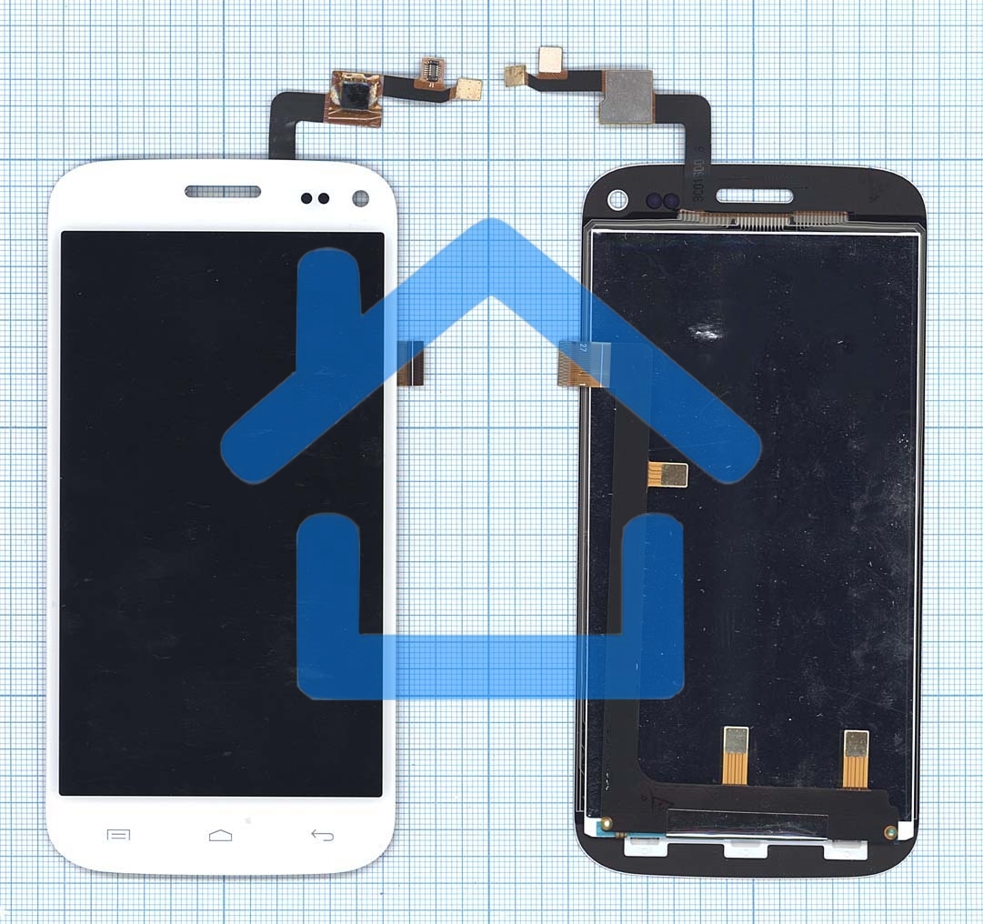 Дисплей для Micromax A200 Canvas Turbo Mini белый