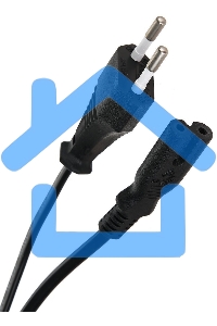 Кабель для аудио-видео техники IEC-320-C7--розетка 220V, 2-pin, 1,8м, медь, VCOM