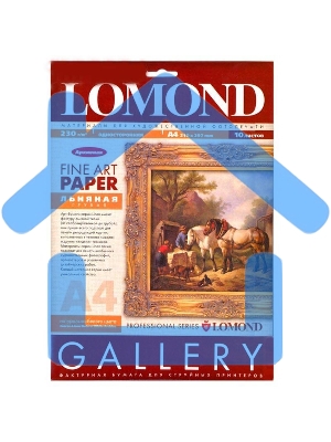 Холст Lomond Pigm Canvas P А4 10л 