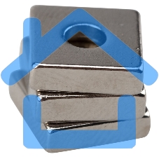 Неодимовый магнитный прямоугольник 10х10х3 мм с зенковкой 6х3,5 мм (упаковка 3 шт.)