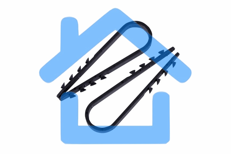 Дюбель-хомут нейлоновый PROconnect 19-25 мм, черный, упаковка 100 шт.