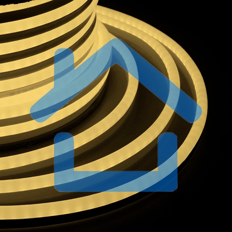 Гибкий неон Neon-night LED SMD 8х16 мм, односторонний теплый белый, 120 LED/м, 20 м