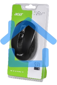 Мышь беспроводная Acer OMR060 черный, 1600 dpi, радиоканал, USB, кнопки - 6