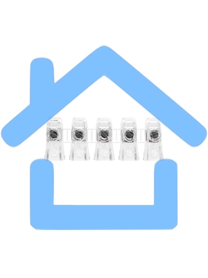 Концевой зажим винтовой изолированный КЗВИ 4 мм (5х1) (20 шт./уп.) Rexant