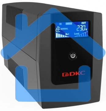 Источник бесперебойного питания ИБП Info LCD 1500В.А Schuko (3) USB + RJ45 DKC INFOLCD1500S