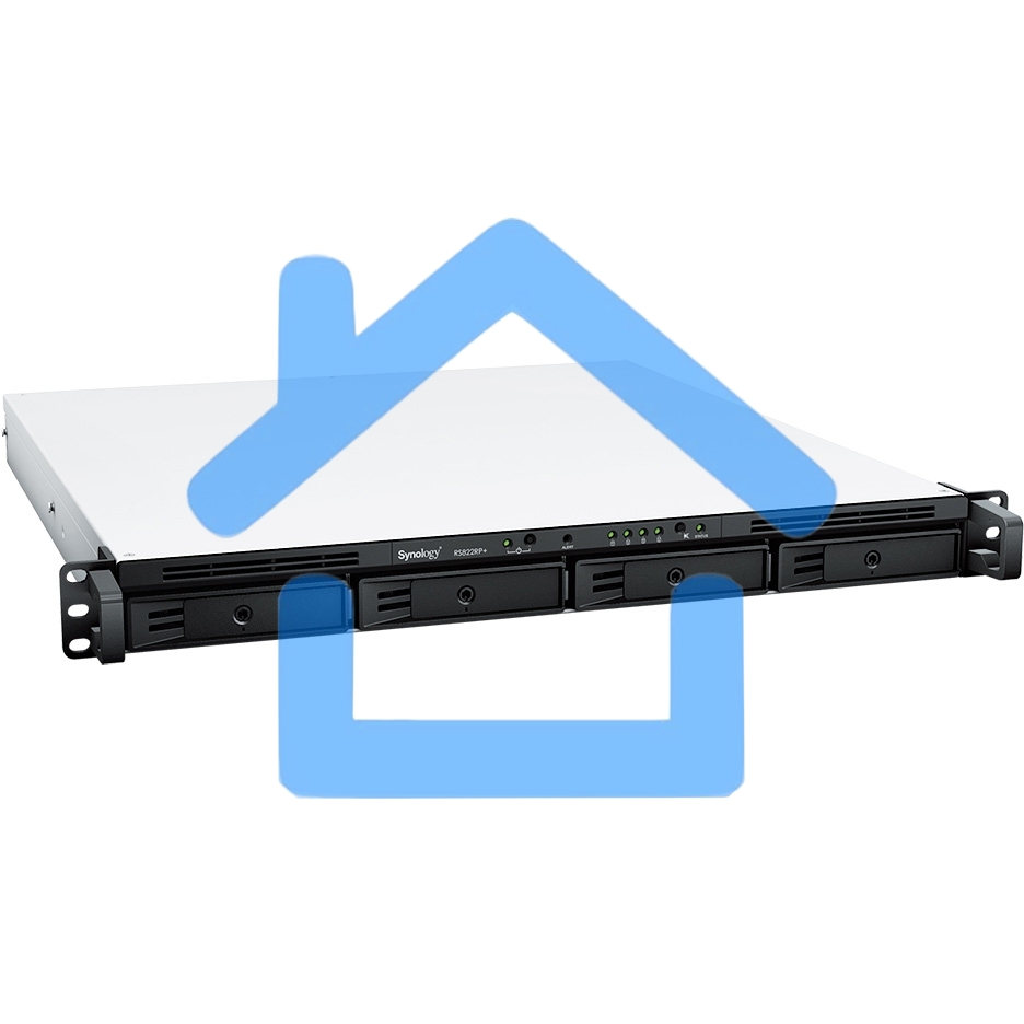 СХД стоечное исполнение 4BAY 1U NO HDD RS822RP+ SYNOLOGY