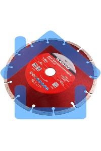 Диск алмазный отрезной Matrix сегментный, 200 х 22,2 мм, сухая резка