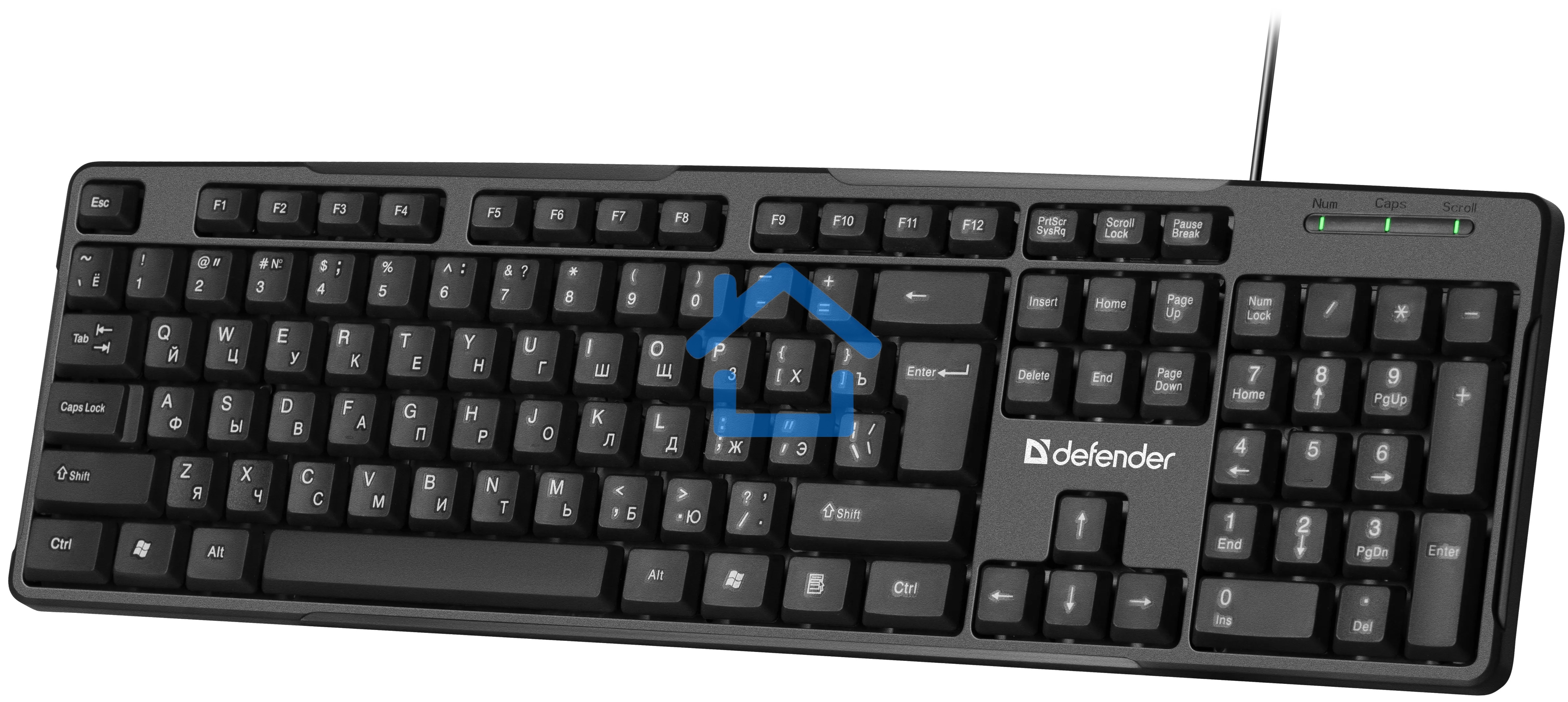 Клавиатура Defender Next HB-440 RU проводная, USB, черный