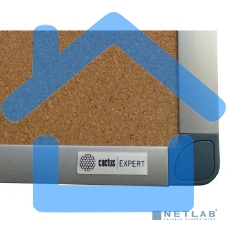 Демонстрационная доска Cactus CS-CBD-60X90 пробковая 60x90см, алюминиевая рама