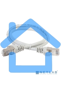 Коммутационный шнур ITK PC01-C5EF-1M5 (патч-корд), кат.5Е FTP, 1,5м, серый