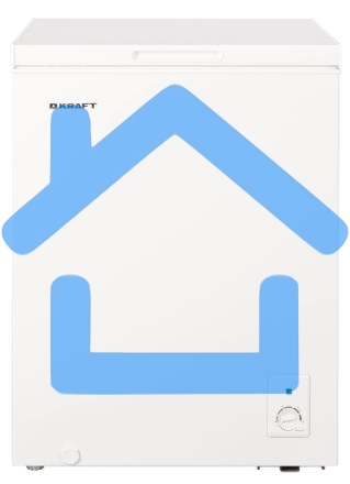 Морозильный ларь Kraft BD(W)-150RX, белый, 140л