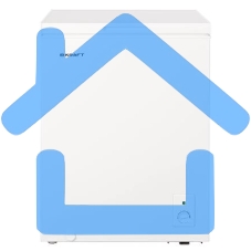 Морозильный ларь Kraft BD(W)-150RX, белый, 140л