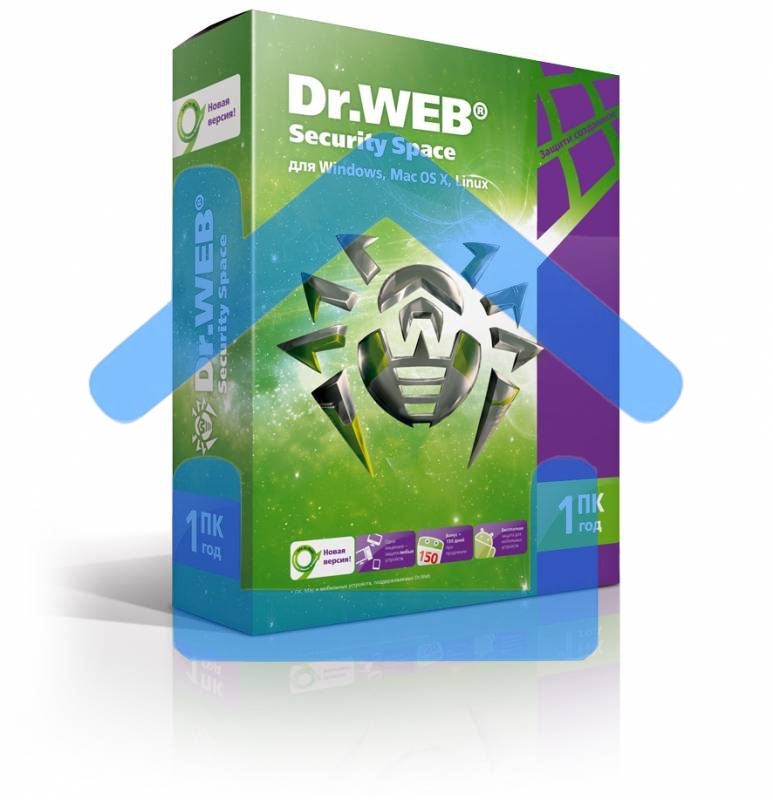 ПО DR.WEB Security Space 1 ПК/1 год (BHW-B-12M-1-A3)