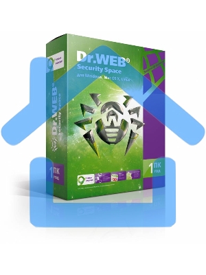 ПО DR.WEB Security Space 1 ПК/1 год (BHW-B-12M-1-A3)