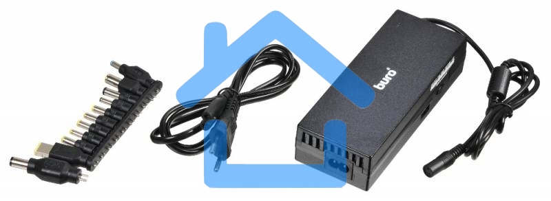 Блок питания Buro BUM-1129М120 ручной 120W 12V-20V 11-connectors 1xUSB 1A от бытовой электросети