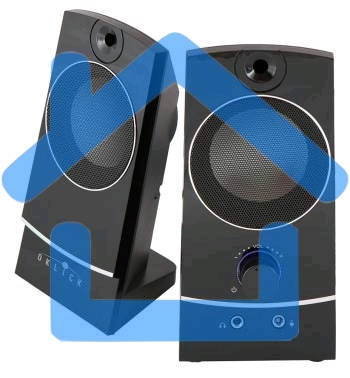 Акустическая система Oklick OK-118 2.0 черный 4Вт
