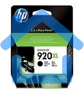 Картридж струйный HP 920XL CD975AE черный для HP OJ 6000/6500 (1200стр.)