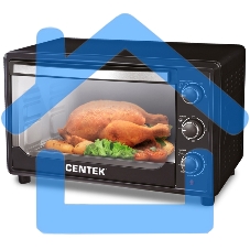 Мини-печь Centek CT-1538-50 BLACK