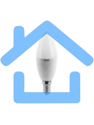 Лампа cветодиодная Gauss LED Elementary Candle 6W E14 2700K Арт. LD 33116