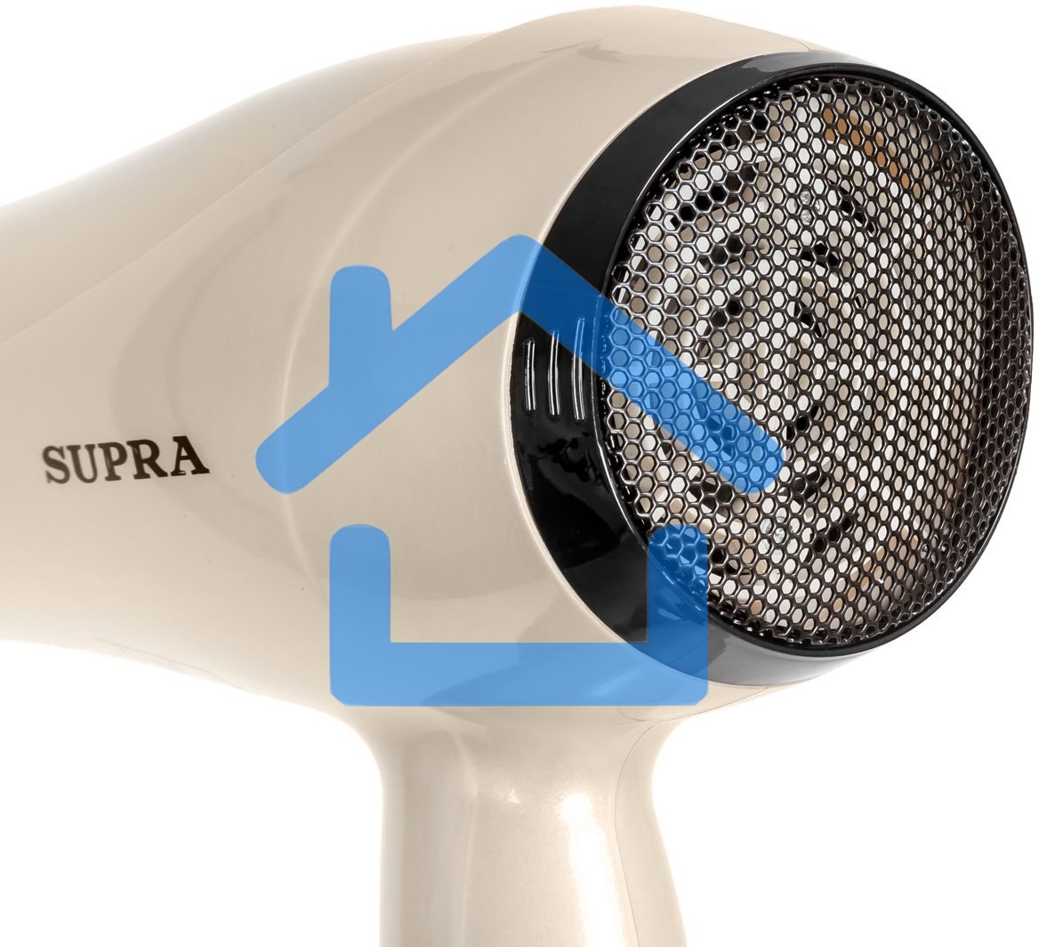 Фен SUPRA PHS-2205L (Мощность 2200 Вт. 2 скорости воздушного потока. 3 режима нагрева. Функция 