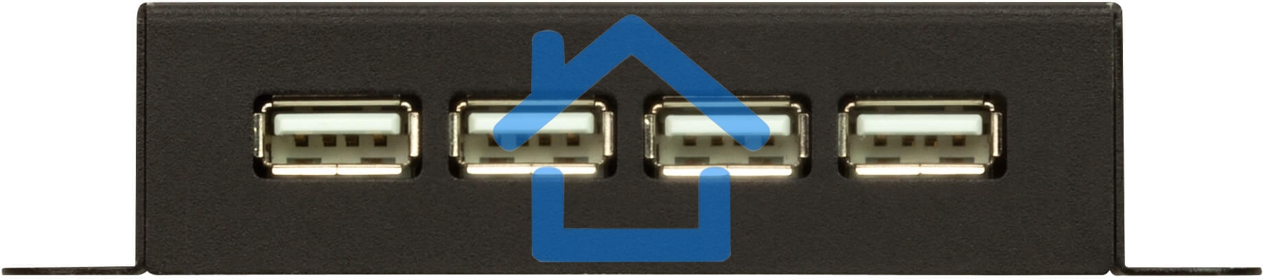 Удлинитель по кабелю 4-Port USB 2.0 CAT 5 Extender (up to 50m)